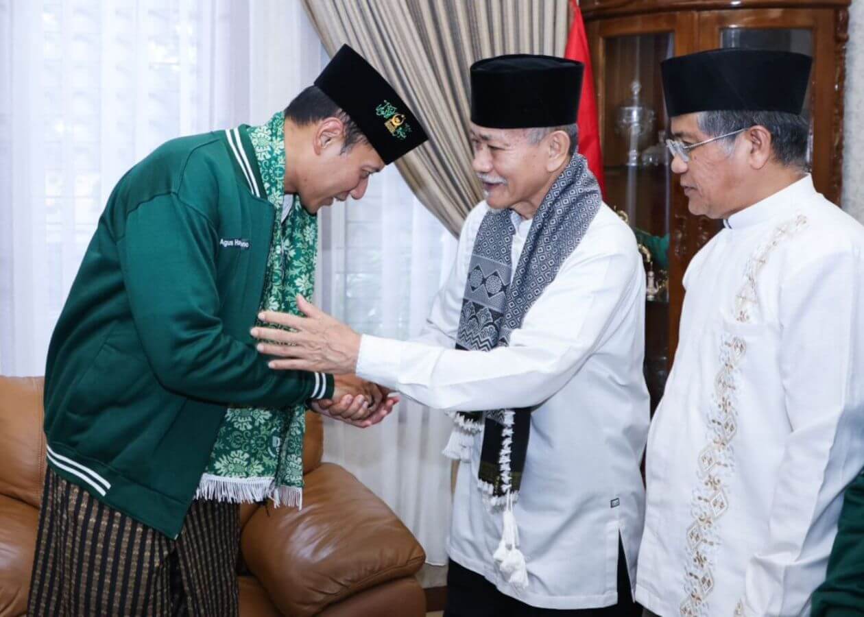 Silaturahmi ke Mathla’ul Anwar, Menko AHY Perkuat Sinergi dan Dorong Penguatan Infrastruktur Banten Selatan