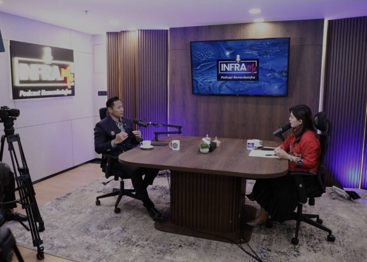 Luncurkan Podcast InfraMe, Menko AHY Tekankan Komunikasi yang Partisipatif untuk Pembangunan Nasional