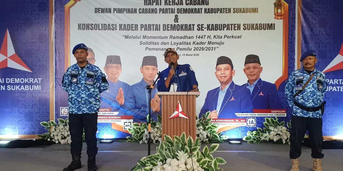 Rakercab dan Pendidikan Politik, Demokrat Sukabumi Perkuat Konsolidasi Kader Hingga Tingkat TPS Menuju Pemilu 2029