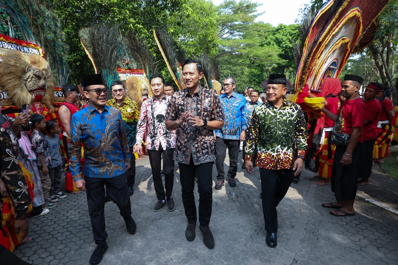 Hadiri Halal Bihalal Pawitandirogo, Menko AHY Tekankan Sinergi untuk Pemerataan Pembangunan Kawasan