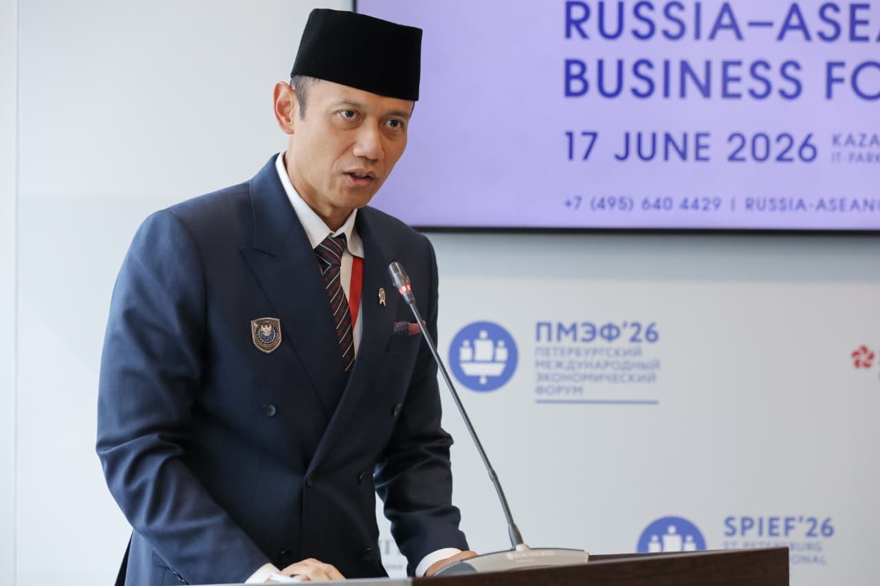 Jadi Pembicara dalam Forum Internasional di Rusia, Menko AHY Dorong Kolaborasi Indonesia–Rusia Bangun Infrastruktur Prioritas Pemerintahan Prabowo