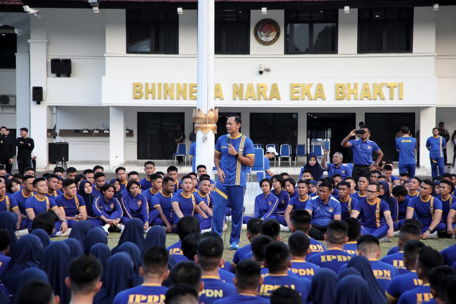 Menko AHY kepada Praja IPDN: Hard Work Beats Talent