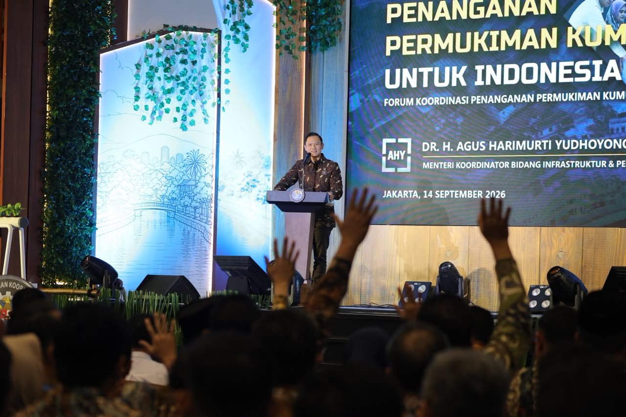 Menko AHY Dorong Program Penanganan Kumuh Terintegrasi
